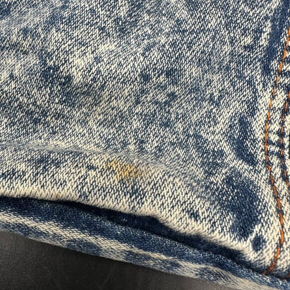 Vintage Denim Tote Blue Acid Wash 1980s Shane Purse Shoulder Bag Retro Fashion - Picture 10 of 12